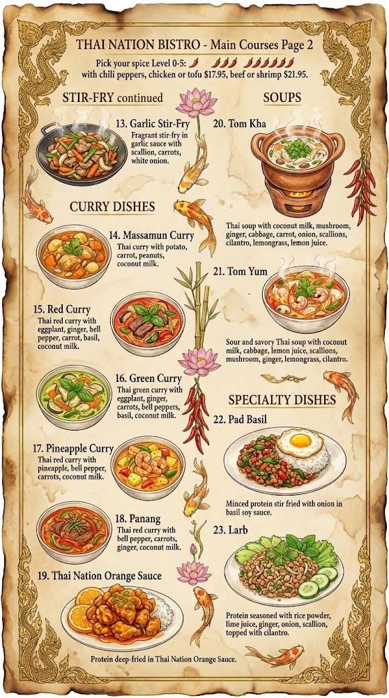 Thai Nation Bistro Menu image 2