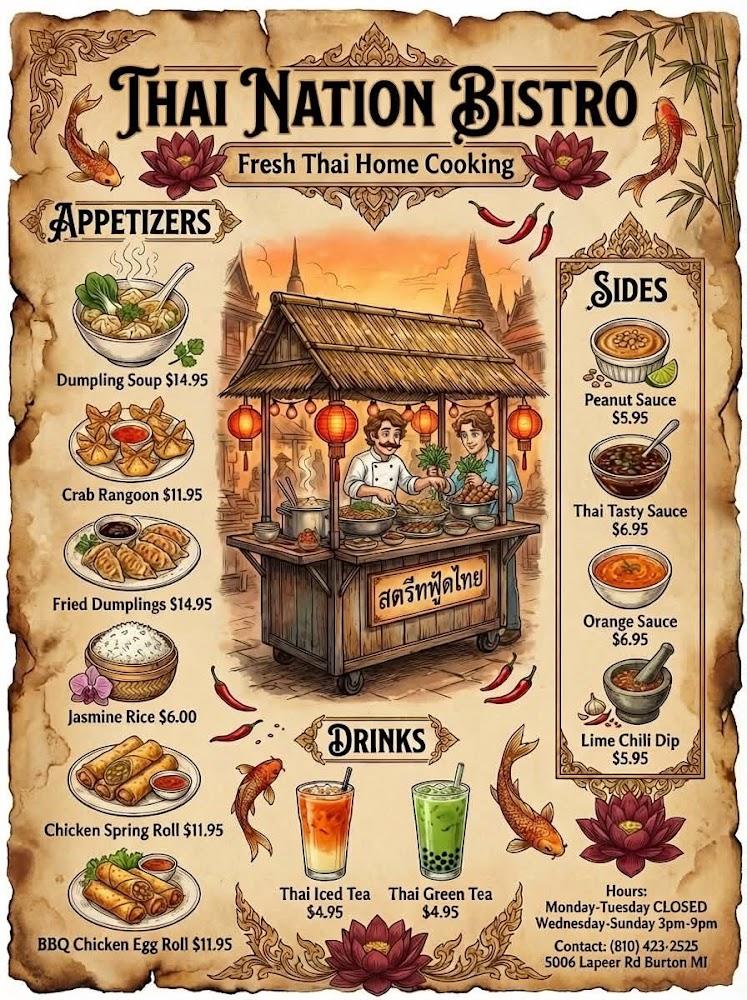 Thai Nation Bistro Menu image 3
