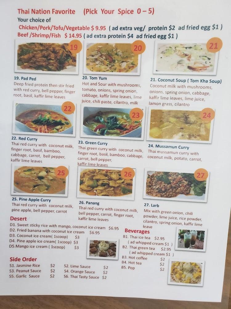 Thai Nation Bistro Menu image 4