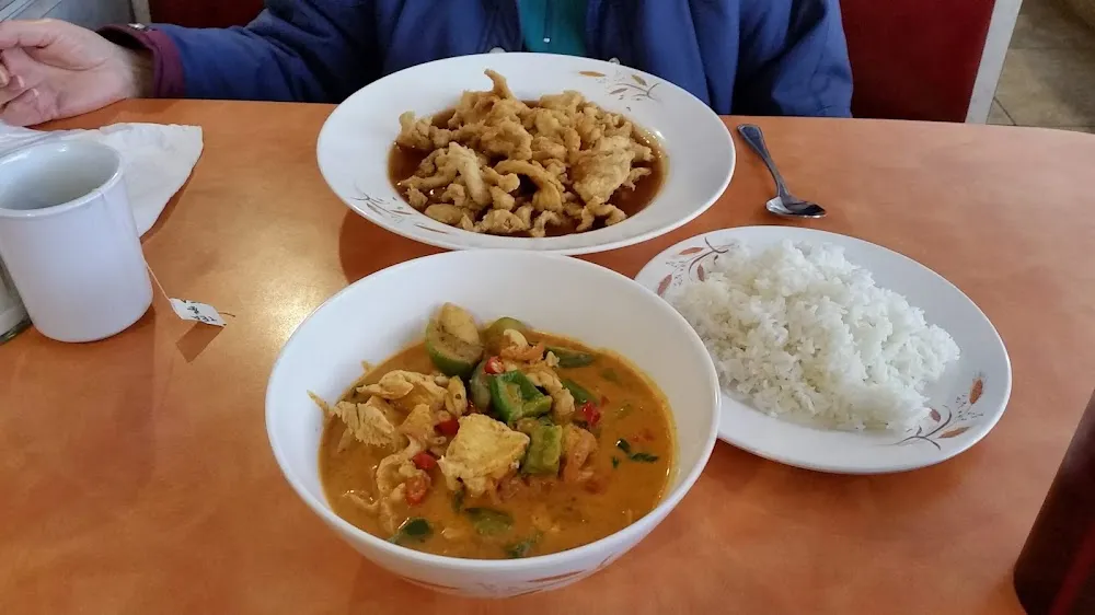 Red Curry Chicken & Sweet & Sour Crispy Chicken